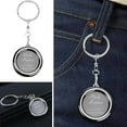 thumbnail image 1 of Personalized Photo Keychain Custom Picture Frame Alloy Keyring Gift for Couples, 1 of 5