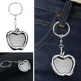 thumbnail image 1 of Photo Frame Keychain Unique Couple Keyring Memories Keepsake Photo Accessory, 1 of 5