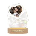 thumbnail image 1 of Personalized Photo Night Light, Custom Acrylic Plaque Lamp for Valentine's Day, Anniversary, Christmas, Birthday Gifts Unique Memorial Gift for Couples, Family, and Friends, 1 of 8