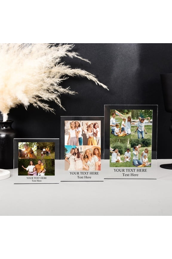 Personalized Photo Print Acrylic Block Plaque, Custom Family Photo Gift, Memories Image Plaque, Home Keepsake Decoration