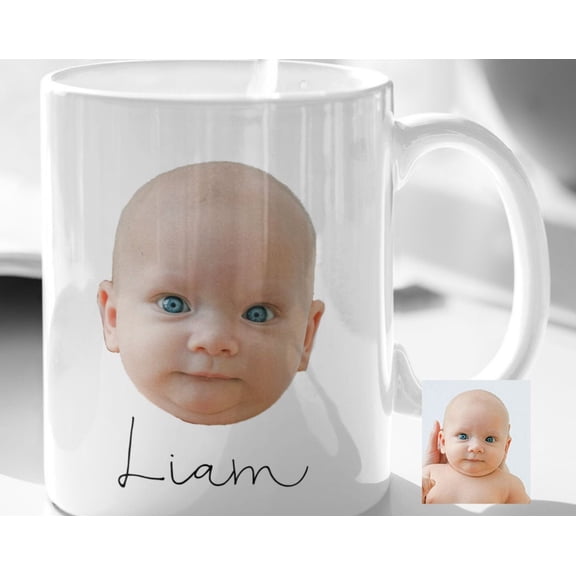 Personalized Photo face Mug Custom face mug Custom Text Photo Mug Face mug Make Your Own M
