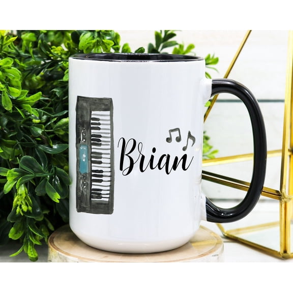 Personalized Piano Mug Pianist Gift Music Teacher Present