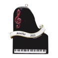thumbnail image 1 of Personalized Piano Ornament 2024 - Music Note Ornaments Musical Instrument Christmas Ornaments GClef, 1 of 10