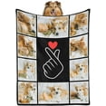 thumbnail image 1 of Personalized Picture Blankets with Family is Everything Custom Blanket with Picture for Mom Dad Grandpa Grandma Daughter Son Customized Throw Blankets for Thanksgiving Christmas, 1 of 6