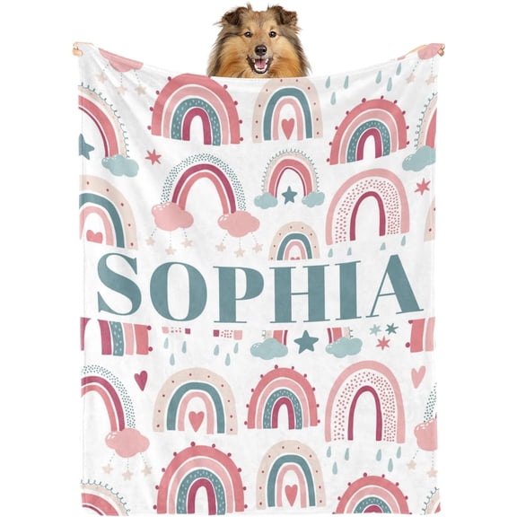 Personalized Picture Blankets with Family is Everything Custom Blanket with Picture for Mom Dad Grandpa Grandma Daughter Son Customized Throw Blankets for Thanksgiving Christmas