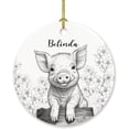 thumbnail image 1 of Personalized Pig Christmas Ornament Gift, Drawing Pencil Pig Ornaments Gifts for Men Women Pig Lovers, Cute Pig Ornament Christmas 2025, Customized Name Pig Lover Ornaments Keepsakes Xmas Tree Gift, 1 of 6