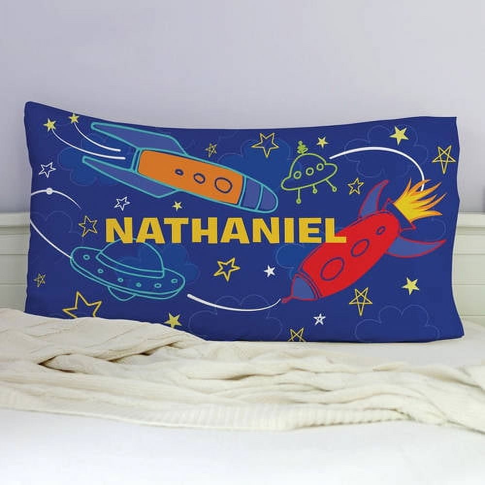 Personalized Pillowcases for Boys - Choose from Outer space, Dino or Construction