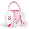 thumbnail image 1 of Personalized Pink Fuzzy Easter Bunny Basket With Initial, 1 of 4