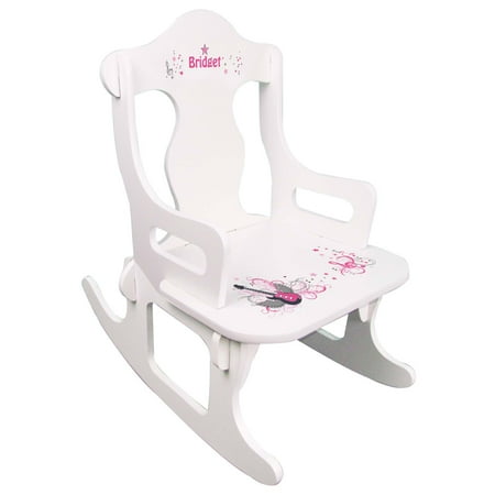 Personalized Pink Rock Star Puzzle Rocker