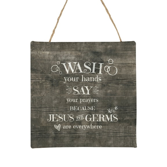 Personalized Planet 8x8 Jesus and Germs Canvas Wall Art