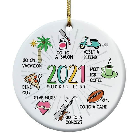 Personalized Planet Assorted Colors Ceramic Decorative Accent Ornament, 2.75"