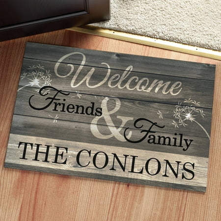 Personalized Planet Doormat - Welcome Friends & Family 2 Sizes to Choose From