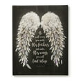 thumbnail image 1 of Personalized Planet He Will Cover You with His Feathers Psalm 91:4 Spiritual Charcoal Gray Canvas Wall Art, 1 of 2