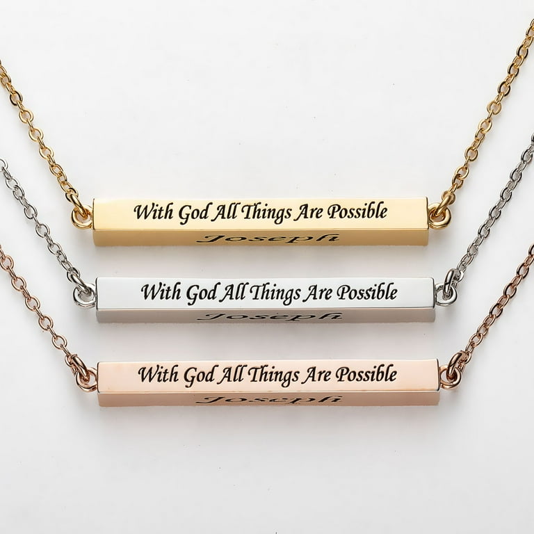 Walmart personalized clearance name necklace