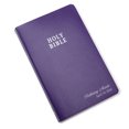 thumbnail image 1 of Personalized Planet Purple Kids Bible with Custom Name and Date printed on Book Cover | Complete NIV | Great Gift for Religious Event | Easy-to-use Dictionary-Concordance | Words of Christ in Red, 1 of 4