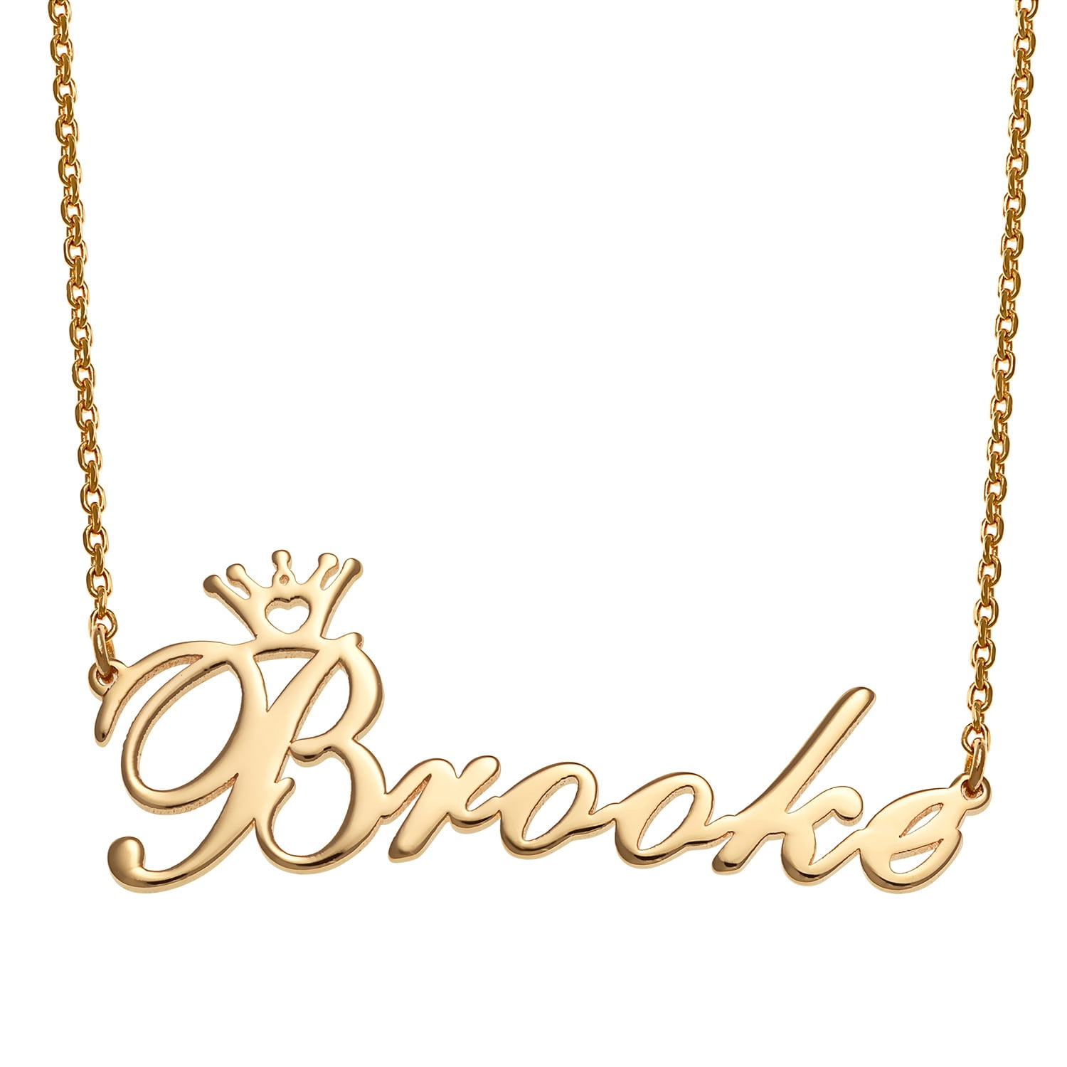 PERSONALIZED PLANET Rhodium or Gold Plated Engraved Name and Birthstone Paw Print Necklace ,Women's