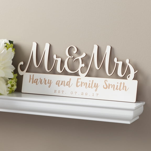 Personalized Planet Romance & Love Antique Wall Sign