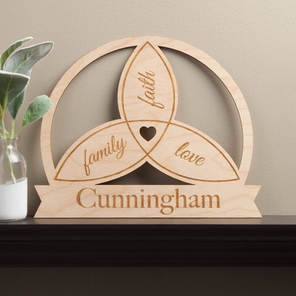 Celtic Circle Personalized Wood Plaque