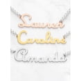 Shell Planets Personalized Planet Script Name Shell Pearl Necklace ,Women's - Walmart.com