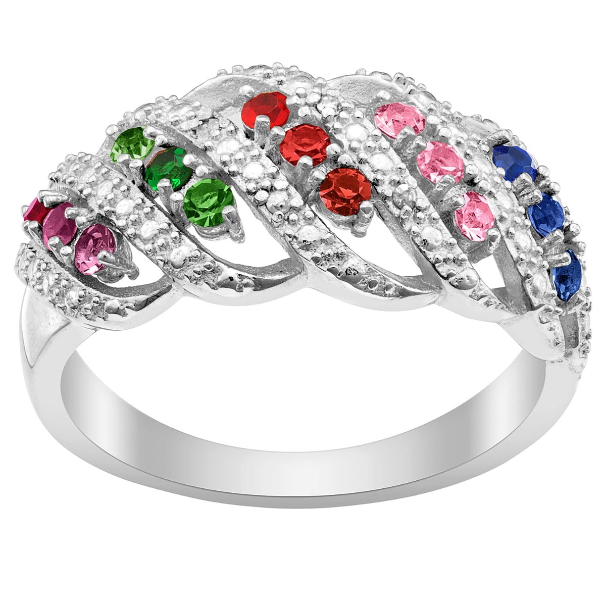 Birthstone deals swirl ring