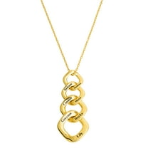 Personalized Planet Women's Engraved Open Link Pendant Necklace