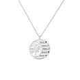 thumbnail image 1 of Personalized Planet Women's Family Birthstone and Engraved Name Tree of Life Necklace, 1 of 3
