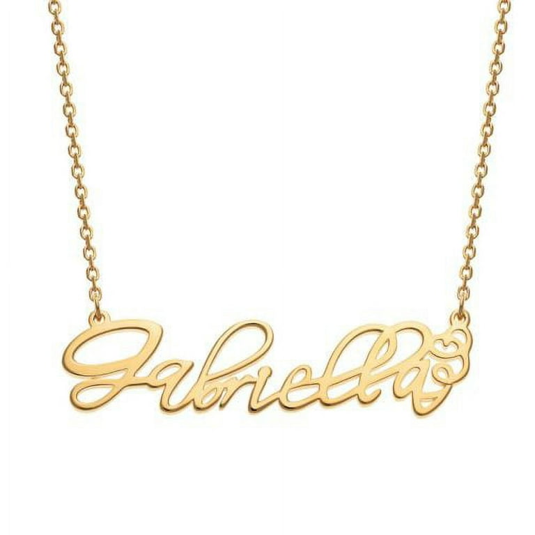Fancy sale name necklace