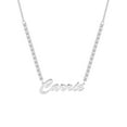 thumbnail image 1 of Personalized Planet Women's Hollywood Script Name Plaque CZ Chain Necklace, 1 of 4