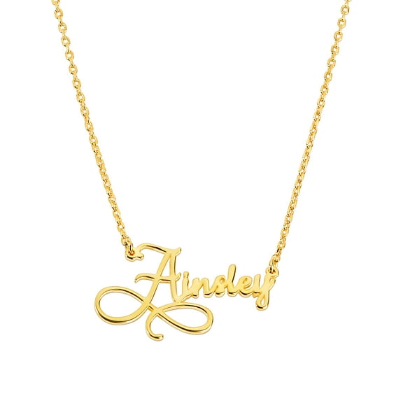 Personalized Planet Women's Infinity Symbol Name Necklace