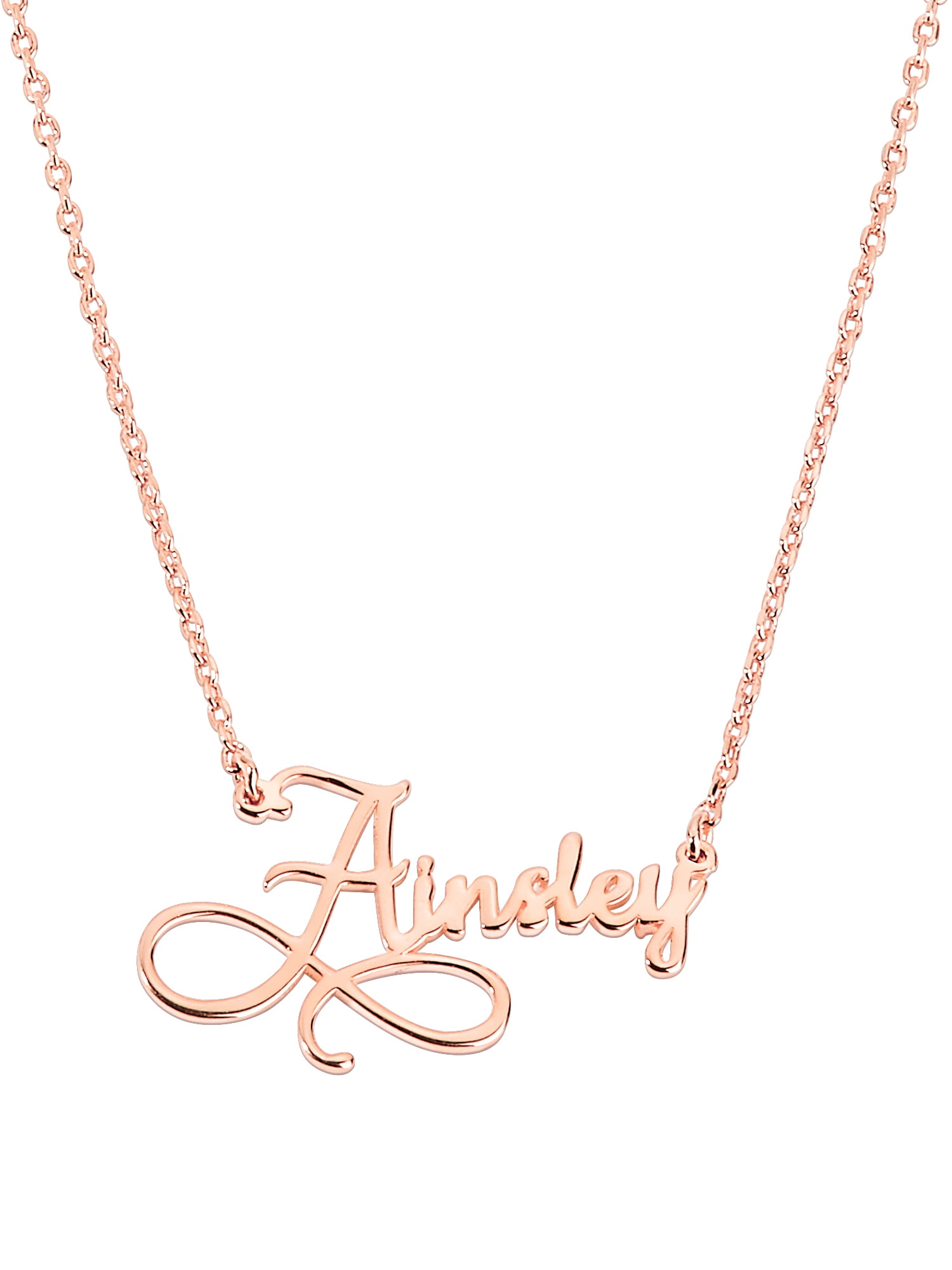 Personalized Planet Women's Infinity Symbol Name Necklace - Walmart.com