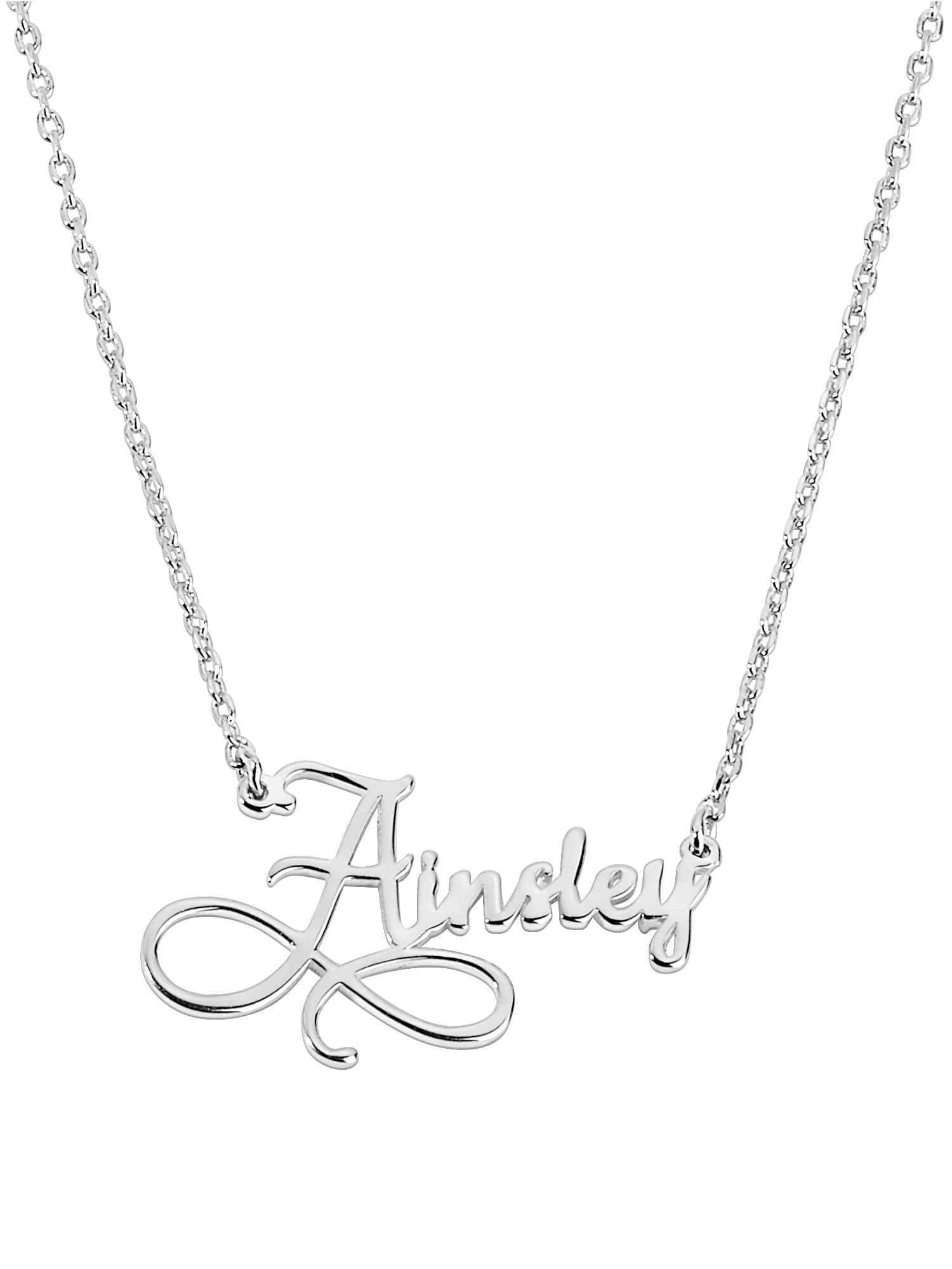 Personalized Women's Infinity Symbol Name Necklace
