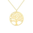 thumbnail image 1 of Personalized Planet Women's Name and Birthstone Family Tree Necklace, 1 of 4