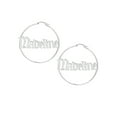 thumbnail image 1 of Personalized Planet Women's Old English Name Hoop - Medium, 1 of 2