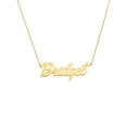 thumbnail image 1 of Personalized Planet Women's Plated Medium Bold Script Name Necklace, 1 of 4
