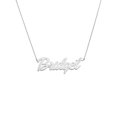 thumbnail image 1 of Personalized Planet Women's Plated Medium Bold Script Name Necklace, 1 of 4