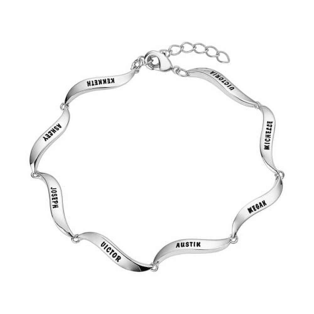 Personalized Planet Women's Rose Gold Plated Script Nameplate Necklace