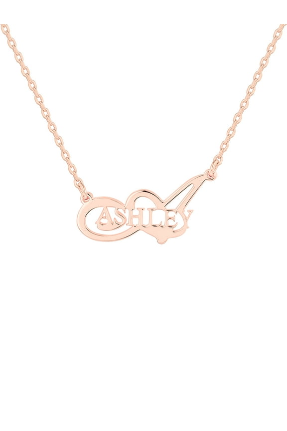 Women's Script Initial and Name Necklace