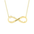 thumbnail image 1 of Personalized Planet Women's Sterling Silver Couples Dated Infinity Pendant, 1 of 4