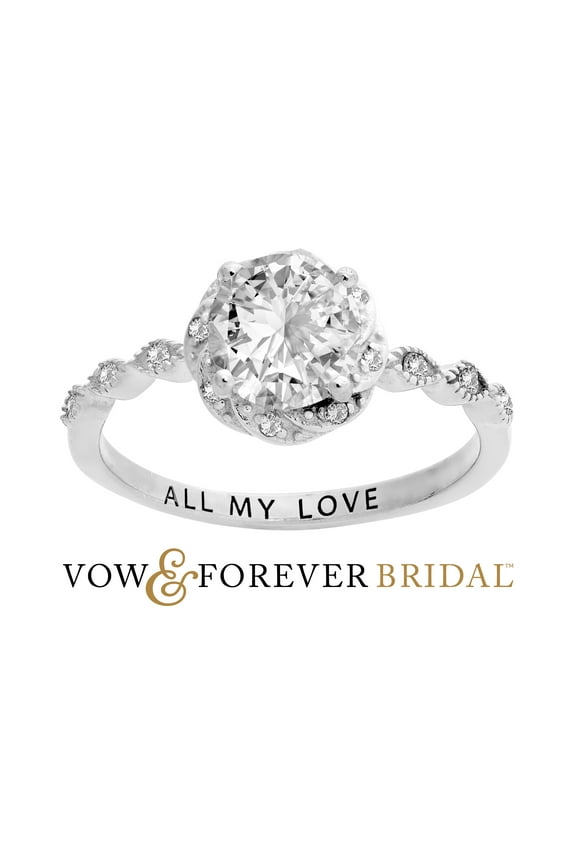 Women's Sterling Silver Fancy Script Name Necklace