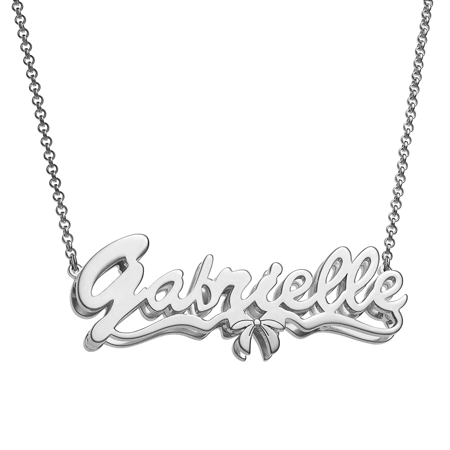 Am Israel Chai Solid Nameplate Necklace – Adina Eden
