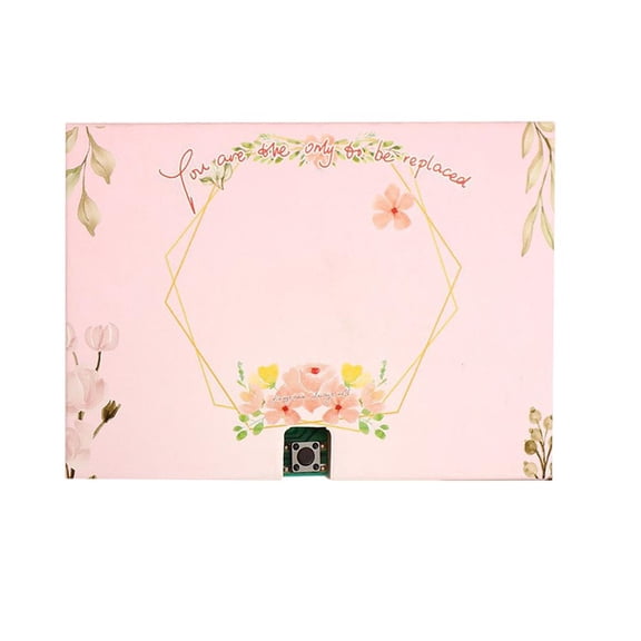 Personalized Plastic Voice Message Card with 60-Second Recording and Reusable Function for Various Occasions