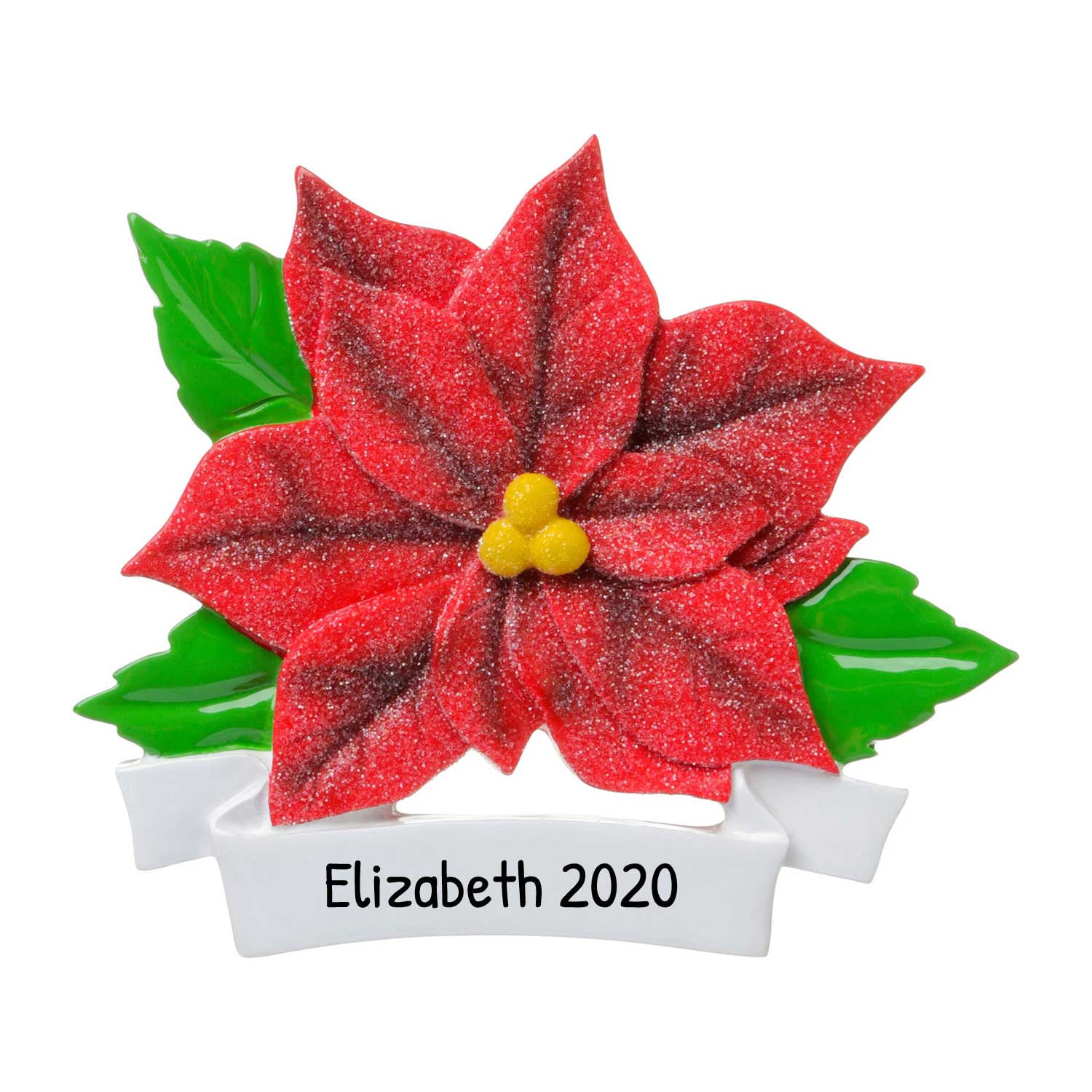 Personalized Poinsettia Ornaments Poinsettias for Christmas
