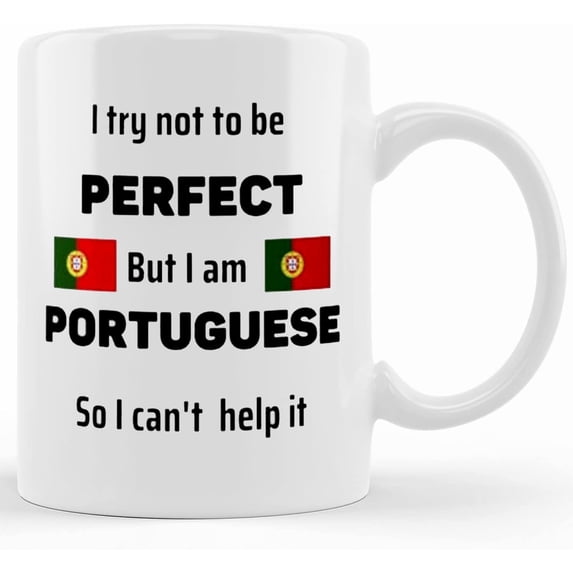 Personalized Portuguese Grandpa Mug, Portuguese Dad Gift, Funny Portuguese, Portuguese Flag, Portuguese Mom, Portuguese Mug, Mother's Day Gifts For Mom From Son, Kids, Gift For Mom, Funny Mom Mug, Bi