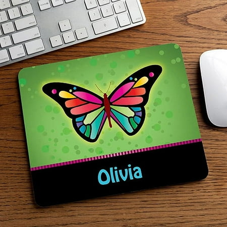 Personalized Pretty Butterfly Mouse Pad