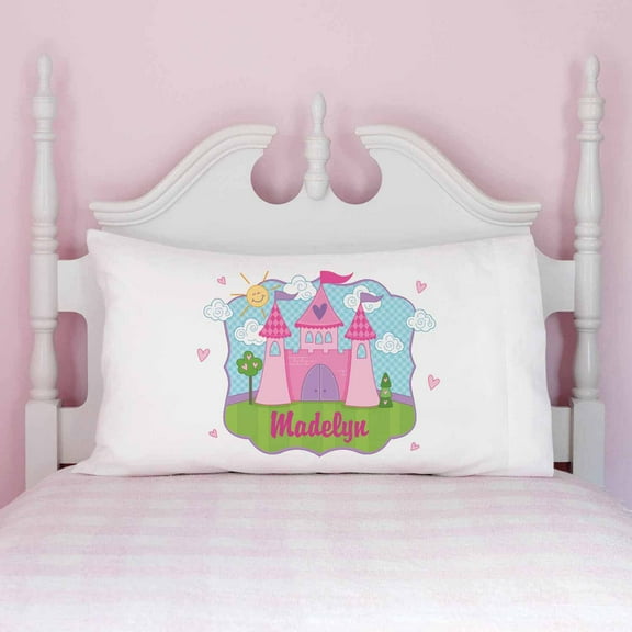 Personalized Princess Castle Pillowcase