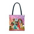 thumbnail image 1 of Personalized Princess Tote Bag, Custom Name Disney Tote, Birthday Girl Summer Vacation Gift, Moana Tiana Ariel, School, Work Grocery Tote, 1 of 1