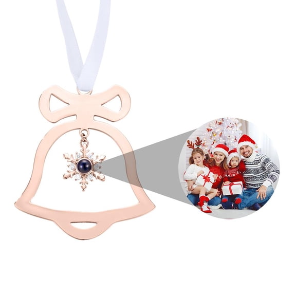 Personalized Projection Custom Photo Christmas Ornament Xmas Tree HangingPendant