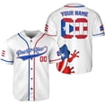 thumbnail image 1 of Personalized Puerto Rico Baseball Shirt - Custom Team Name, Puerto Rican Baseball Jersey for Men (2XL), 1 of 7