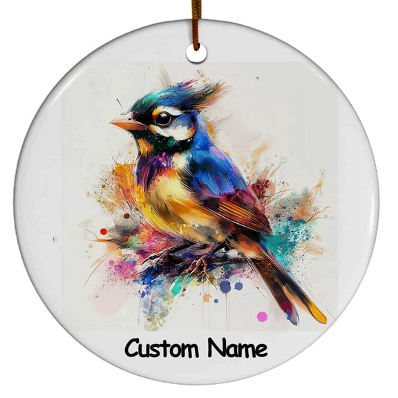 Personalized Quail Ornament, Custom Ornament for Animal Lover, Ideal Gift for Men, Women, Best Friend, Gift for Christmas, Birthday, Father's Day, Mother's day