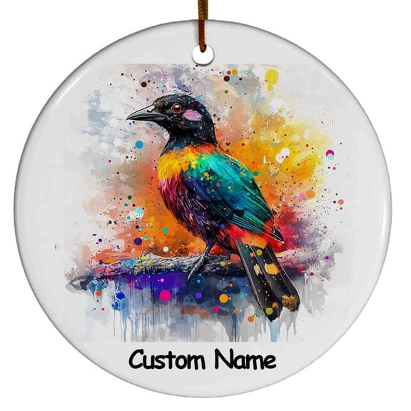 Personalized Quail Ornament, Custom Ornament for Animal Lover, Ideal Gift for Men, Women, Best Friend, Gift for Christmas, Birthday, Father's Day, Mother's day
